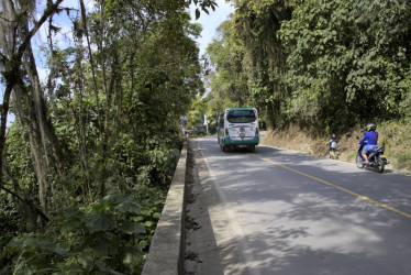 La entrada a Salamina, obra entregada este fin de semana.