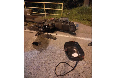 El accidente de Andrés David Betancourt Botero fue el 11 de diciembre. Murió el lunes pasado.