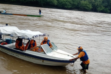 Los voluntarios recuperaron el cuerpo en La Dorada.