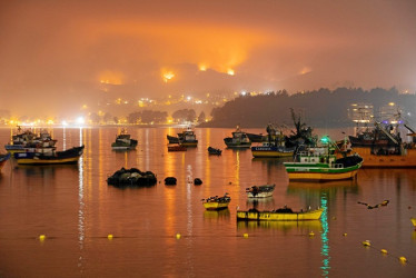 Fotos | EFE | LAPATRIA  Fotografía de un sector afectado por los incendios en alto de Menque, en la comuna de Tomé, región del Biobío, en Tomé (Chile). La ola de incendios forestales en Chile ha destruido desde diciembre pasado cerca de 45 mil hectáreas.