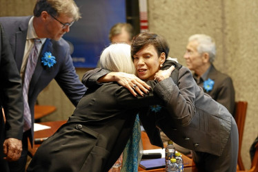 Foto | EFE | LA PATRIA Bertha Lucía Fries representa a las víctimas del atentado al Club El Nogal.