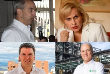 Carlos Felipe Robayo, Sandra Morelly Rico, Germán Alberto Bahamón Jaramillo y Mauricio Velásquez García. 