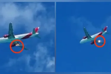 La aeronave, un avión Airbus A320, llevaba 184 pasajeros a bordo 