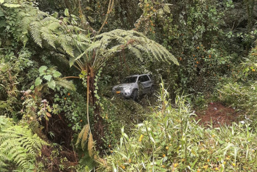 Los accidentados no sufrieron lesiones de gravedad y pudieron salir del vehículo.