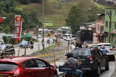 Así lucen las obras en Los Cedros.