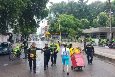 CAI en el parque Mercedes Ábrego de Cúcuta. 