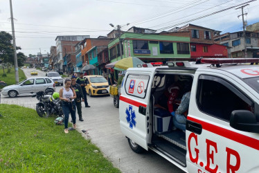 El accidente ocurrió antes de las 5:00 p.m. cerca del CAI de la Policía del barrio Bosques del Norte.