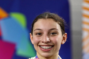 Sofía Ospina, la medallista caldense de karate do.