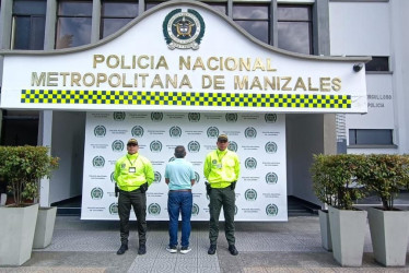 El detenido en Caldas.