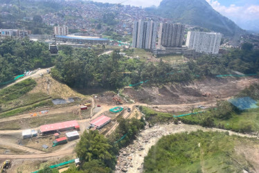 Así lucen los actuales avances de obra de la PTAR en el sector de Los Cámbulos.