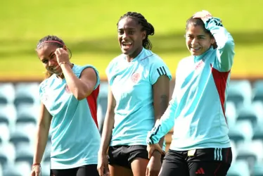 Entrenamiento de la Selección Colombia.