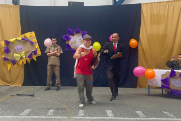 Presentación de la obra ¿Dónde están?, en la cárcel de mediana seguridad de Anserma (Caldas).