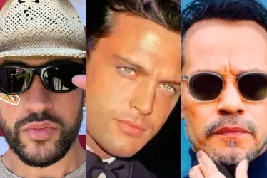 Bad Bunny, Luis Miguel y Marc Anthony.