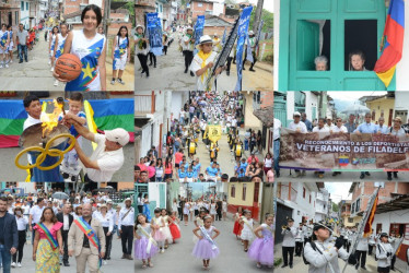 Filadelfia estuvo ayer de fiesta con la inauguración de sus XLIV Juegos Deportivos y Fiestas Regionales.