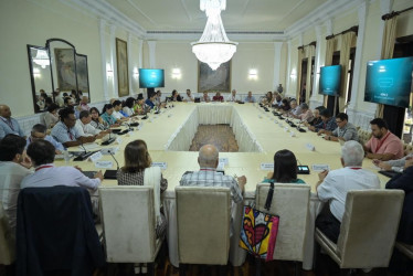 Reunión entre delegados del Mecanismo de Monitoreo y Verificación del cese al fuego entre el Gobierno y el Eln.