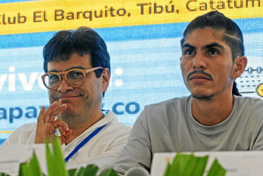 Foto | EFE | LA PATRIA  Según el presidente, Gustavo Petro, ni el Gobierno, ni Danilo Rueda, alto comisionado para la Paza (en la foto), autorizaron la presencia del Estado Mayor Central en la apertura de la elecciones regionales.