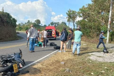 Este es el accidente de tránsito en la Troncal de Occidente.