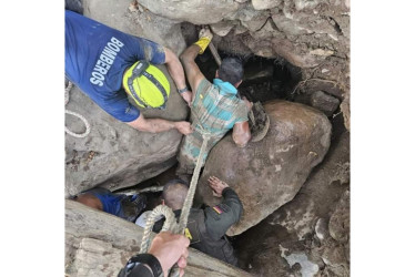 El afectado no presentó heridas graves.