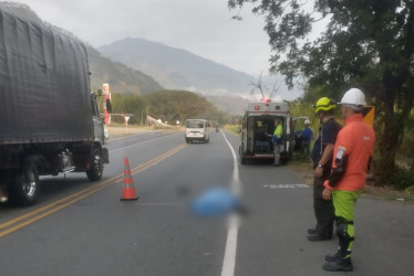 El accidente ocurrió en el sector de Los Cuervos, de Neira.