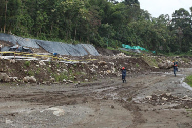 Así se veían las obras de la PTAR en diciembre, luego de un recorrido por las obras con la Veeduría Ciudadana del proyecto.