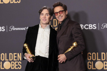 Cillian Murphy y Robert Downey Jr. 