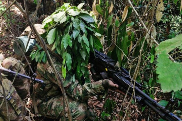 Imagen referencia de un soldado del Ejército Nacional.