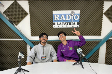 Daniel Castaño y Miguel Soto integrantes de la Red Nacional de Jóvenes de Ambiente.