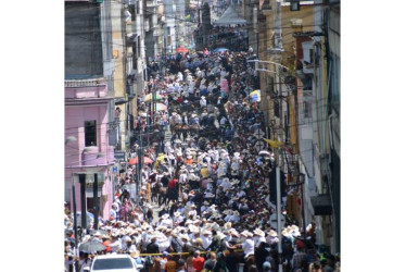 La cabalgata de este año en Manizales.