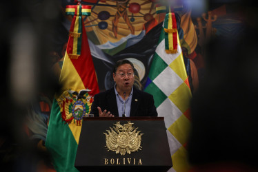 El presidente de Bolivia, Luis Arce