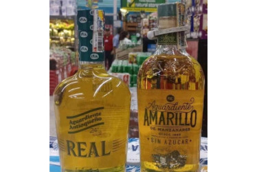 Aguardiente Real y Aguardiente Amarillo de Manzanares