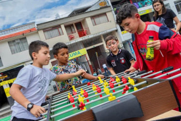 Actividades para niños en las fiestas de Manzanares (Caldas).