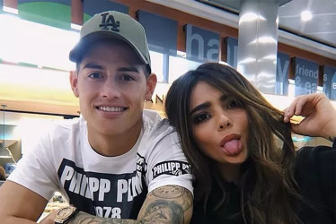 James y su hermana menor. Fotos de Instagram de Juana Valentina 