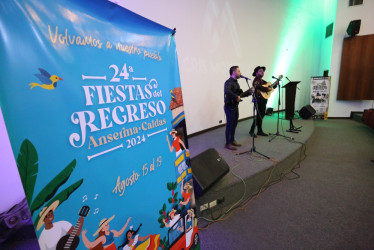 La presentación de las Fiestas del Regreso. 