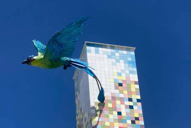 Monumento al Buen Acto en el SES Hospital Universitario de Caldas.