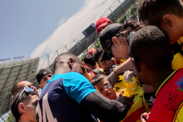 Deportivo Pereira entrenó con los abonados.