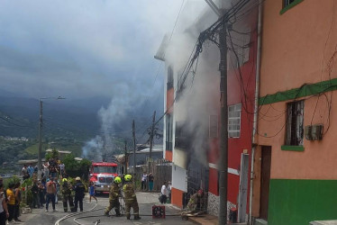 incendio en Manizales