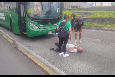 Articulado de Megabus arrolla a peatón en Dosquebradas