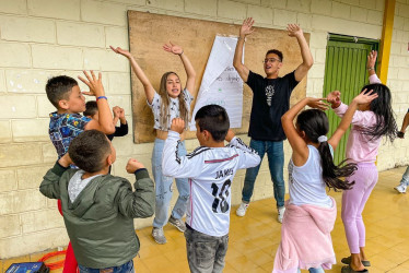 El pasado 30 de abril los consejeros celebraron el Día del Niño en el sector Alto del Guamo, de Manizales.