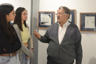 Ari compartió ayer con los estudiantes de Periodismo de Opinión de la Escuela de Comunicación de la Universidad de Manizales.