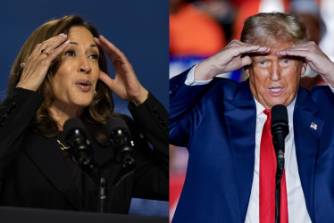 Kamala Harris y Donald Trump, candidatos a las elecciones presidenciales de EE.UU. que se celebran el 5 de noviembre. 