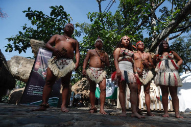 Indígenas de la Amazonía realizaron presentaciones de su cultura en la Zona Verde de la COP16.