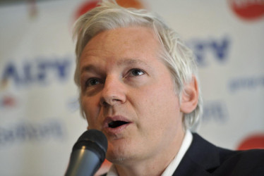 Julian Assange, periodista australiano fundador de WikiLeaks.
