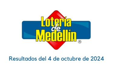 Loteria de Medellin 4 octubre 2024