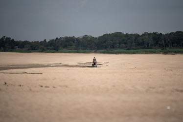 Foto |  EFE |  LA PATRIA  Este es el estado del río Solimões, cuyas aguas convergen con el Negro. 