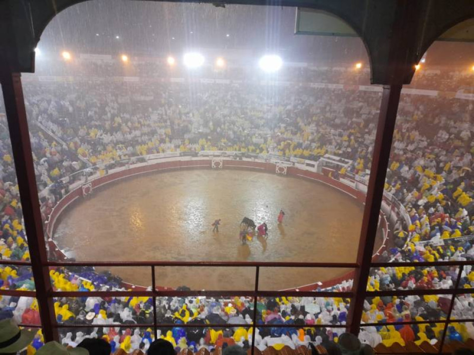 Suspenden por lluvias el  Festival Taurino Suspenden por lluvias el  Festival Taurino