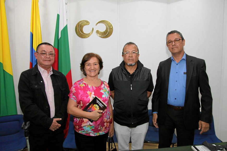 Fotos | Argemiro Idárraga | LA PATRIA Ángel María Ocampo Cardona, Adela Ceballos Peñaloza, Julián Chica Cardona y Luis Fernando Sánchez Jaramillo.