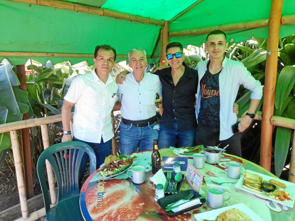 Foto | Cortesía | LA PATRIA Freddy Ramírez, Guillermo Barrera, Jorge Enrique Ríos y Yeison Aristizábal.