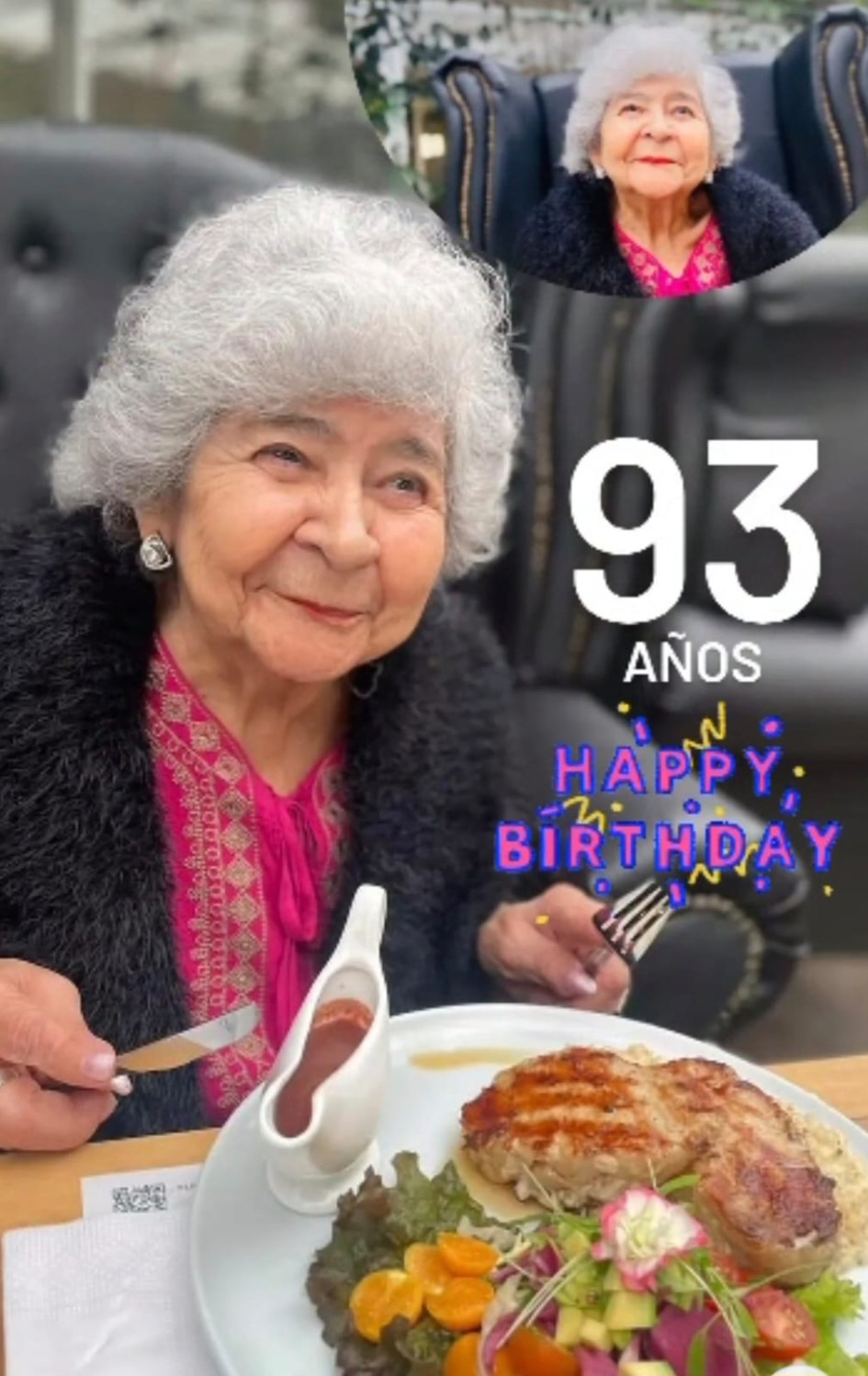 Yolanda Barreto de Giraldo festejó sus 93 años. Muchísimas bendiciones le desea todo su familia Giraldo Barreto en Colombia y Chile.