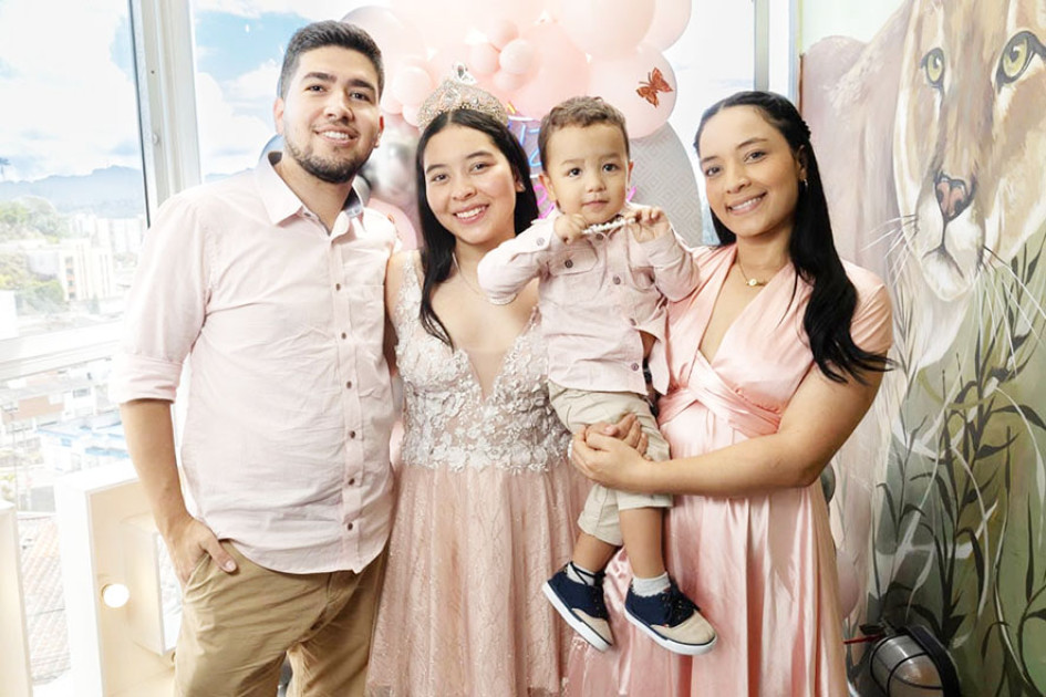 Foto | Lector | LA PATRIA Jónathan Agudelo Barco, Salomé Ossa Churio, Samuel Agudelo Churio y Daniela Churio Hernández.