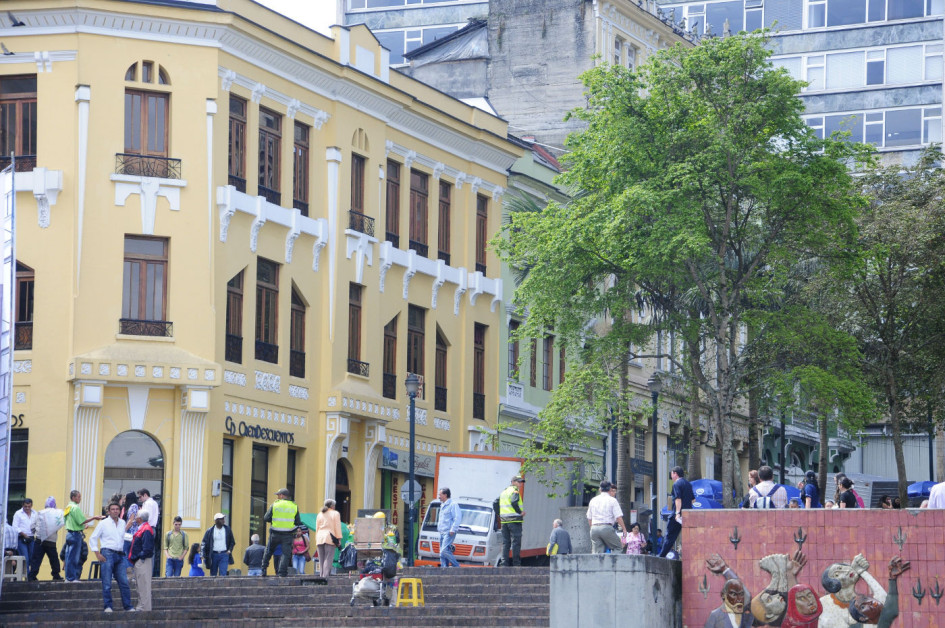 Parte del Centro Histórico de Manizales